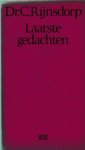 Rijnsdorp, C. - Laatste gedachten (1978-1982)