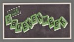 n.n - (BOEKENLEGGER / BOOKMARK) Boekenlegger / flyer bij het gratis Boekenweek geschenk 1941  -- 1-8 Maart  10e Boekenweek