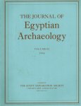 Montagno Leahy, Dr. Lisa (Editor in Chief) - The Journal of Egyptian Archaeology Vol. 82