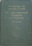 Kallenberg, Friedrich - OFFENBARUNGEN DES SIDERISCHEN PENDELS Die Leben ausstromende Photographie und Handschrift. Mit 2 Bildnissen des Verfassers, 35 Textillustrationen, 20 graphischen Darstellungen und 2 Faksimiles.