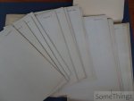 van Leckwyck, William. - Étude du gisement houiller de la Campine: contribution à l'étude stratigraphique et paléontologique du Westphalien B inférieur: la zone d'Asch. [2 volumes.]