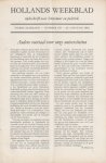Teister, Alain - 'Meneer Sontrop's hemelvaart' in Hollands Weekblad jg 4 nr 169.