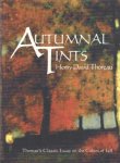 Thoreau, Henry David - Autumnal Tints