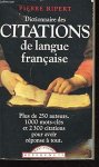 Pierre Ripert 139530 - Dictionnaire des citations de langue française