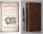 DUCLOS, CHARLES PINOT (anon. publ.), - Les confessions du comte de ***. Ecrites par lui-même à un ami.