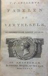 Gellert, Christian Furchtegott - Fabelen en vertelsels, in Nederduitsche vaerzen gevolgd. Amsterdam, Pieter Meijer, 1775.