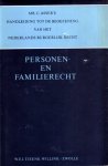 ASSER-SERIE. - Handleiding tot de beoefening van het Nederlands Burgerlijk Recht. I. Personen- en Familierecht. 14e druk.