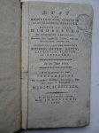  - Lyst der ondertrouwde, geborene en overledene personen, binnen de stad Middelburg en derzelver ambachten: benevens eene opgave der ziektens, waaraan de overledenen gestorven zyn. Alsmede een lyst der verkochte huizen, erven, hoven, landeryen, ...