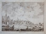 Cornelis van Noorde (1731-1795) - [Antique print, etching] Spaarendam/Spaarndam. ca. 1760.