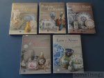 Guillemé Brulon, Dorothée. - Histoire de la faïence française. 1) Lyon et Nevers. 2) Strasbourg et Niderviller. 3) Paris et Rouen. 4) Bordeaux et La Rochelle. 5) Moustiers et Marseille.