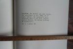 Molen, W.J. van der. - Steenbarricaden. - En haiku-vacantie naar Kos.  [ Genummerd ex. 20 / 20 ].