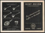 Douwe Egberts Koffie Thee Tabak - (BROCHURE) Echt zilver ( alles met rijkskeur) Een sieraad voor uw koffie en theetafel. Verkrijgbaar tegen inzending van punten....