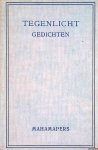 Dijkstra, Wiebe - Tegenlicht. Gedichten