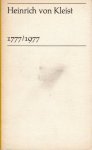 Hohoff, Curt - Heinrich von Kleist 1777/1977