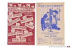 Pharaon, S. , Ch. Pothier, Fernand Bonifay, Lucien Boyer, Jean Bénédict - 6 partititions musicales (tango -, one-step chanté, valse chantée): 1) Ch. L. Pothier (lyrics), Joseph Szulc (musique). Je m'appelle Flossie. One-step de l'opérette "Flossie", No 1, livret de Marcel Gerbidon. - 2) Pharaon, S. (paroles), A. Cou...