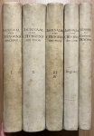 Huygens, C., Jr. - Set of 5 volumes, 1876, Huygens | Journaal van Constantijn Huygens, den zoon, van 21 October 1688 tot 2 Sept. 1696. Utrecht, Kemink en Zoon, 1876, 5 vols (including register and mémoires).