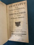 Dens, Pierre - Tractatus selectus de Deo uno et trino et cetera in drie delen ingebonden Dens, Pierre - Tractatus selectus de Deo uno et trino et cetera in drie delen ingebonden