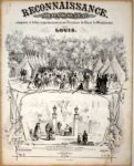 Louis: - Reconnaissance. Souvenir musical. Composée`et dédiée respectueusement aux Directrices du Bazar de Bienfaissance. Op. 11