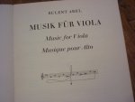 Arel; Buelent - Musik für Viola; voor Altviool