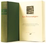 DUMONT, J.P., DELATTRE, D., POIRIER, J.L., (RED.) - Les présocratiques.