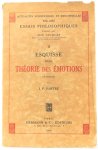SARTRE, J.P. - Esquisse d'une théorie des émotions.