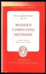 Charles Saltzer - Modern Computing Methods-National Physical Laboratory Notes on Applied Science No. 16. (E. T. Goodwin)
