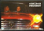 CAR ADVERTISING BROCHURE - Peugeot 404 ( Limousine, Kombi ) ( German language )