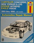  - Chrysler LH Series Automotive Repair Manual: Models Covered: Chrysler New Yorker, LHS and Concorde, Dodge Intrepid and Eagle Vision 1993 Through 1996
