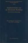 Hijmans van den Bergh, L.J., G. van Solinge - Implementatie van de Dertiende Richtlijn; een terreinverkenning - Preadvies