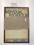 Adler, Alfred (Hrsg.): - Internationale Zeitschrift für Indiviudalpsychologie.- Arbeiten aus dem Gebiete der Psycholtherapie, Psychologie und Pädagogik