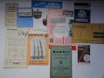 N.n.. - Lot of trade catalogues and advertising: CZ Air rifles, Fleuss & Meise, Mawet Frères/ Hespe & Woelm Beschlagfabrik/ Gebr. Bauer Küchengeräte/ Petromax/ Kedra Gleitschutz-Ketten/ 50 Jahre Idealspaten- und Schaufel-Walzwerk/ Strenger Beschläge/ ... N.n.. - Lot of trade catalogues and advertising: CZ Air rifles, Fleuss & Meise, Mawet Frères/ Hespe & Woelm Beschlagfabrik/ Gebr. Bauer Küchengeräte/ Petromax/ Kedra Gleitschutz-Ketten/ 50 Jahre Idealspaten- und Schaufel-Walzwerk/ Strenger Beschläge/ ...