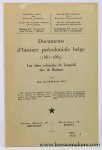 Febve de Vivy, Léon Le. - Documents d'histoire précoloniale belge (1861-1865). Les idees coloniales de Léopold duc de Brabant.
