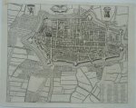Janssonius, Johannes originele gravure 1657, uitgave De Jonge 1690 - plattegrond stadsplattegrond kaart Alkmaar, Hoorn, Dordrecht