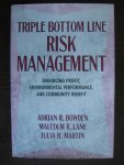 Bowden, Adrian R., Malcolm R. lane en Julia H. Martin - Triple Bottom Line Risk Management / Enhancing Profit, Environmental Performance, and Community Benefits