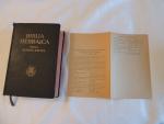 Rudolf Kittel - Biblia Hebraica textum masoreticum curavit P.KAHLE + VERZEICHNIS DER MASORETISCHEN TERMINI ZU KITTELS BIBLIA HEBRAICA