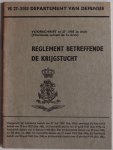  - VS 27 3103 Departement van Defensie Voorschrift nr 27 - 3103  Reglement betreffende de krijgstucht