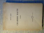 Spiess, Henry - CHAMBRE HAUTE Poèmes