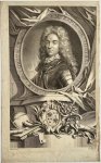 Gilles Edme Petit (c. 1694-1760) after Pierre Bourdon (c. 1656-1708 after) - Antique portrait print I Historian Monsieur Rapin de Thoyras (1661-1725), published ca. 1730, 1 p.
