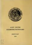 Hans Laut [Tekst], Wilhelm Geissler, Rudolf Koch, Friedrich Rasmus, Herman Huffert, Rudolf Nehmer, Helmut Seehausen, Herbert Ott, Heinze Friege - Acht Duitse Exlibriskunstenaars Eerste map 1958