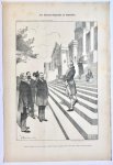 Braakensiek, Johan (1858-1940) - [Original lithograph/lithografie by Johan Braakensiek] "De Boeren-deputatie in Amerika", 13 Mei 1900, 1 pp.