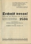 N.N. - Technik Voran! Jahrbuch mit Kalender für die Jugend