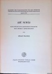 Wagner, Ewald - Abu Nuwas: eine Studie zur arabischen Literatur der frühen Abbasidenzeit