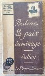 Balzac, Honoré de - La Paix du Ménage; Adieu; Le Reguisitionnaire