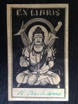  - Exlibris H. Berkelouw [Boekhandel en Antiquariaat, Rotterdam? In iedergeval werkzaam tussen 1932-1941]