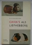MARK, R.R.P. VAN DER, - Cavia`s als liefhebberij.