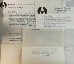 VAN BRUGGEN, Nic - Van Bruggen aan W.M. Roggeman - 3  brieven