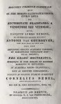 Dedel, Cornelius, uit Amsterdam - Specimen juridicum inaugurale quo ex jure Romano illustratur codicis civilis locus de auctoritate praestanda a venditore rei vitiosae [...] Utrecht O.J. van Paddenburg 1827