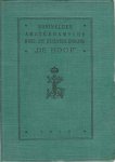  - Koninklijke Amsterdamsche Roei- en Zeilvereeniging "De Hoop. Jaarboekje 1919.