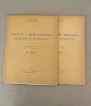 Bouard, A. de - Manuel de Diplomatique: Francais et Pontificale: L'Acte Prive: Album 1e serie & Album 2e serie