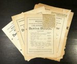 Busse, Bertha: - [Konvolut von 7 Programmzettel] Berlin